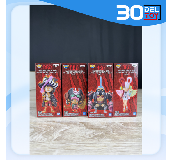 WCF One Piece Film RED Vol.1 – 4 ตัว (Luffy, Chopper, Franky, Uta)