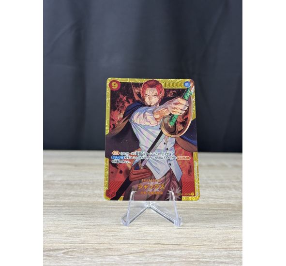 Onepiece Card Shanks OP01-120 Sec Romance Dawn มีตำหนิ