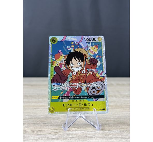 One Piece Card Monkey D. Luffy OP07-109 SR 500 Years In The Future Japanese มีตำหนิ