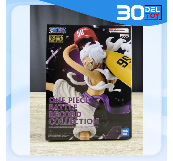 Banpresto One Piece Battle Record Collection - Monkey D. Luffy Gear 5 II (Baseball Ver.) กล่องมีตำหนิมุมขวาล่าง